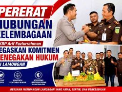 Perkuat Sinergi Hukum, Kapolres Lamongan Sambangi Kejari demi Penegakan Hukum Berkeadilan