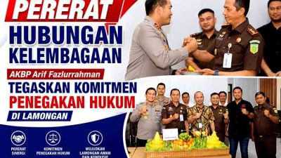 Perkuat Sinergi Hukum, Kapolres Lamongan Sambangi Kejari demi Penegakan Hukum Berkeadilan