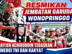 Putus Akses Pascabanjir, Pangdam IV/Diponegoro Resmikan Jembatan Garuda Pekalongan