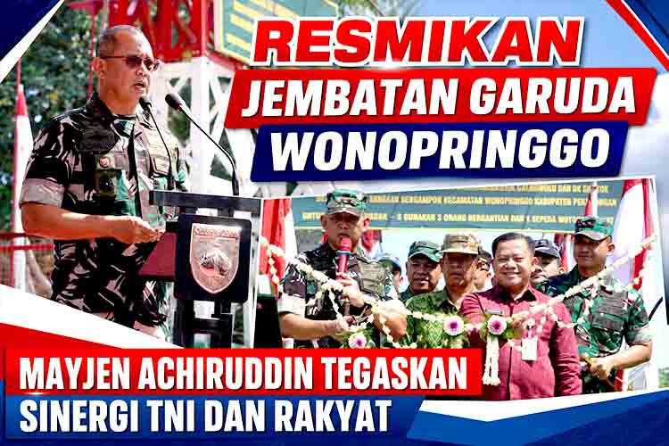Peresmian Jembatan Garuda Wonopringgo