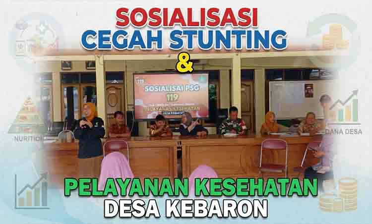 Perkuat Ketahanan Generasi, Babinsa Koramil Tulangan Kawal Serius Rembuk Stunting di Kebaron