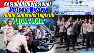 Pesan kesiapan logistik Polres Ngawi