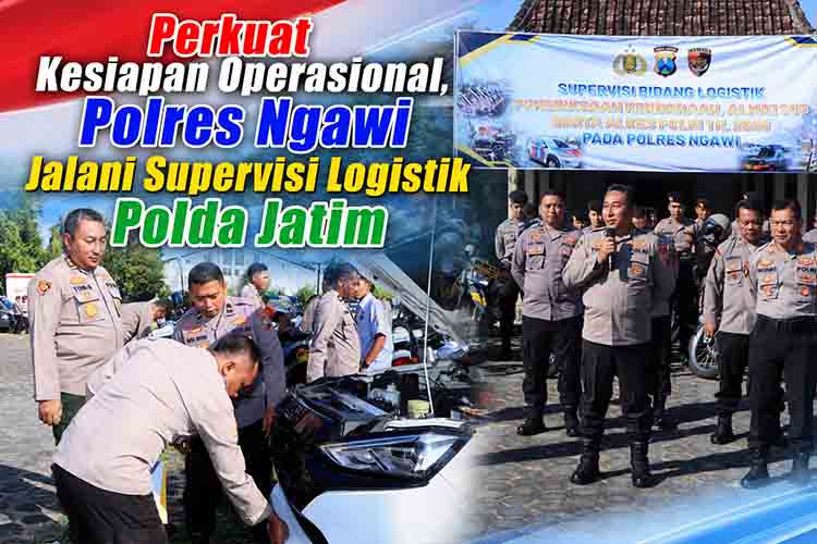 Pesan kesiapan logistik Polres Ngawi