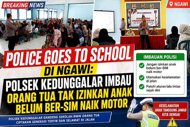 Police Goes to School di Ngawi