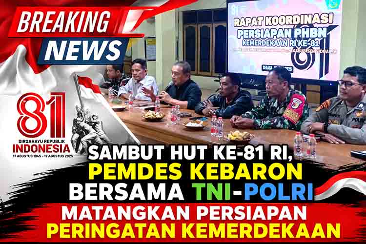 Poster Berita Rapat Koordinasi HUT RI ke