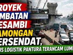 Proyek Jembatan Kesambi Lamongan Tersendat, Arus Logistik Pantura Terancam Lumpuh
