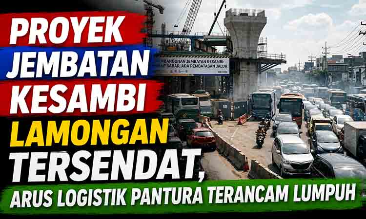 Proyek jembatan kesambi tersendat