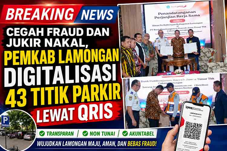 QRIS Digitalisasi Parkir Lamongan