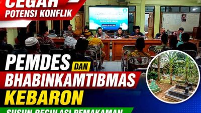 Rembuk desa regulasi pemakaman Kebaron