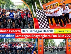 Ribuan Pesepeda Jatim Padati Lamongan, Rayakan HUT Bhayangkara ke-80 dengan Fun Bike