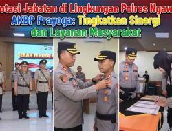 Sertijab di Polres Ngawi, Kapolres Tekankan Profesionalisme dan Pelayanan Prima