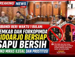 Subandi Beri Waktu 1 Bulan: Pemkab dan Forkopimda Sidoarjo Bersiap Sapu Bersih Toko Miras Ilegal dan Prostitusi