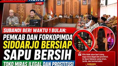 Sapu Bersih Miras Ilegal dan Prostitusi