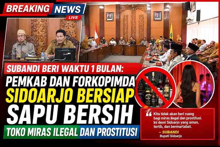 Sapu Bersih Miras Ilegal dan Prostitusi