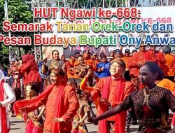 Rayakan Hari Jadi ke-668, Pemkab Ngawi Padukan Upacara Formal dengan Aksi Kolosal
