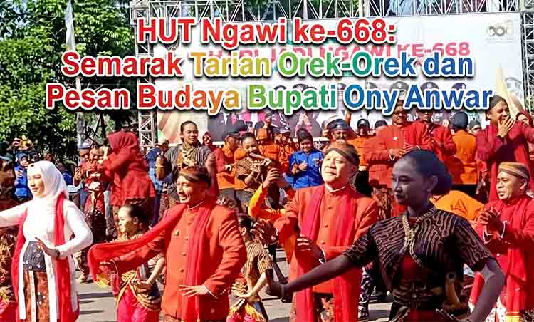 Semarak Tarian Orek Orek dan Pesan Budaya Bupati Ony Anwar