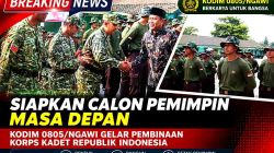 Siapkan Calon Pemimpin Masa Depan, Kodim 0805/Ngawi Gelar Pembinaan Korps Kadet Republik Indonesia