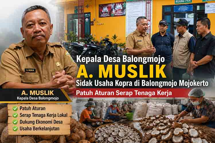 Sidak usaha kopra di Balongmojo
