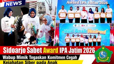 Raih Indeks Perlindungan Anak Terbaik II Jatim, Pemkab Sidoarjo Perkuat Benteng Keamanan Digital Anak