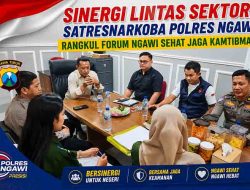 Sinergi Lintas Sektor, Satresnarkoba Polres Ngawi Rangkul Forum Ngawi Sehat Jaga Kamtibmas