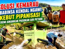Solusi Kemarau, Babinsa Kendal Ngawi Kebut Pipanisasi Demi Amankan Pasokan Air Petani