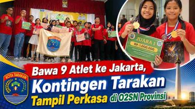 Dominasi Tarakan di O2SN Kaltara: Sabet 9 Emas dan Siap Berlaga di Tingkat Nasional