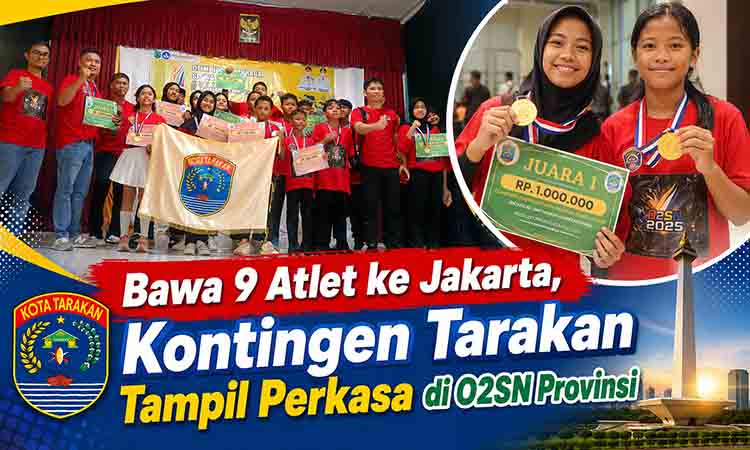 Sukses Kontingen Tarakan di O2SN