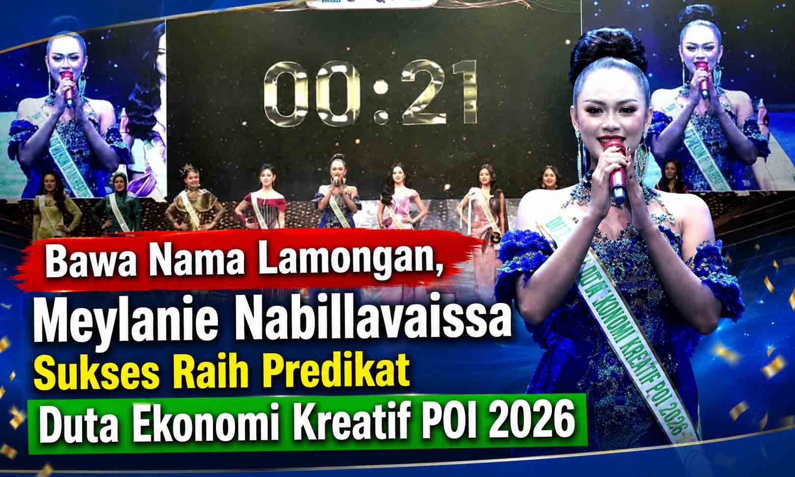 Sukses Meylanie Nabillavaissa Juara POI