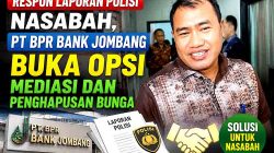 Tanggapan terhadap laporan polisi nasabah