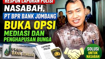 Tanggapan terhadap laporan polisi nasabah