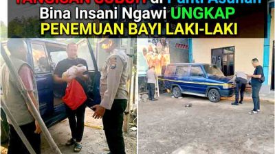 Bayi Laki-Laki Ditemukan dalam Tas Merah di Mobil Panti Asuhan Ngawi, Polisi Buru Pelaku