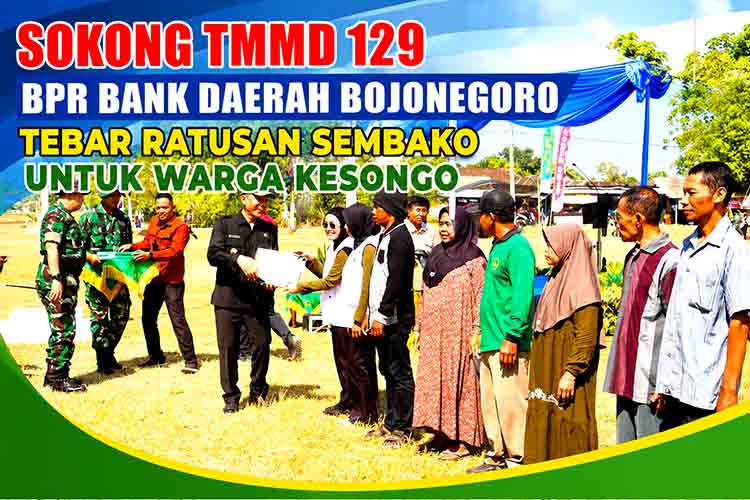 Tebar ratusan sembako untuk Kesongo