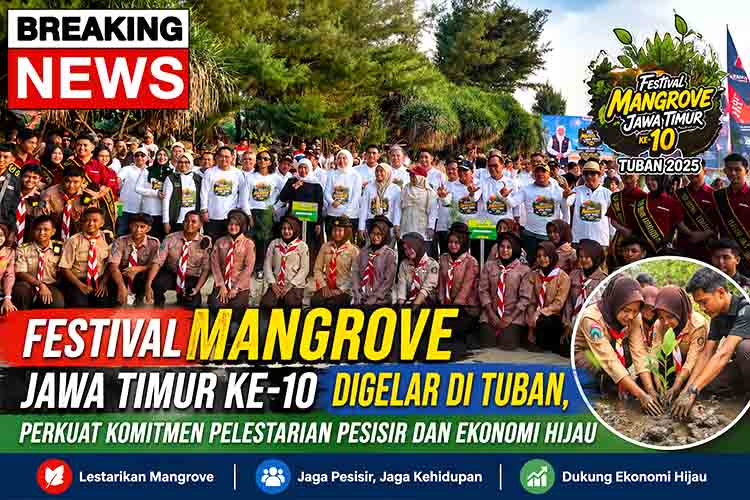 Terima Penghargaan dari Gubernur Khofifah, Mas Lindra Ajak Generasi Muda Tuban Jaga Ekosistem Pesisir