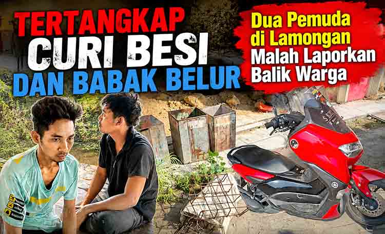 Tertangkap curi besi di Lamongan