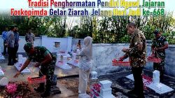 Jelang HUT ke-668 Ngawi, Kasdim 0805 dan Forkopimda Ziarah ke Makam Leluhur