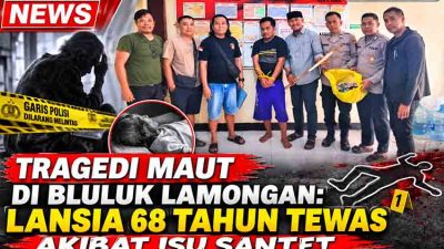 Dituduh Pakai Guna-Guna, Petani Lansia di Lamongan Hancur Dihantam Tongkat Tetangga