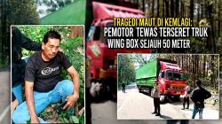 Tragedi Maut di Kemlagi Pemotor Tewas Terseret Truk Wing Box Sejauh 50 Meter