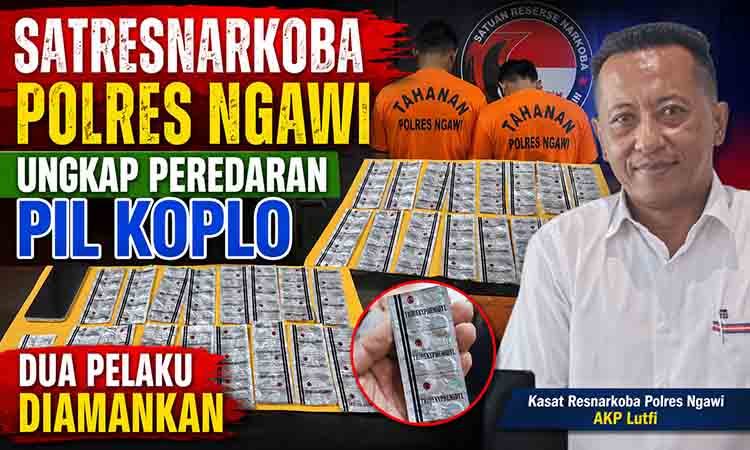 Ungkap peredaran pil koplo di Ngawi