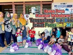 Tekan Angka Stunting, Pemdes Kauman Salurkan Makanan Tambahan bagi Balita