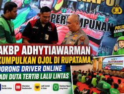 AKBP Adhytiawarman Kumpulkan Ojol di Rupatama, Dorong Driver Online Jadi Duta Tertib Lalu Lintas
