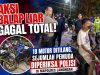 Aksi Balap Liar Dini Hari Dibubarkan, Polres Lamongan Amankan 10 Motor Tak Standar