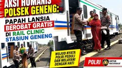 Aksi Humanis Polisi di Rail Clinic