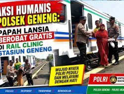 Aksi Humanis Polsek Geneng: Papah Lansia Berobat Gratis di Rail Clinic Stasiun Geneng