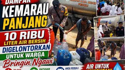 Aksi Peduli Air Bersih di Ngawi