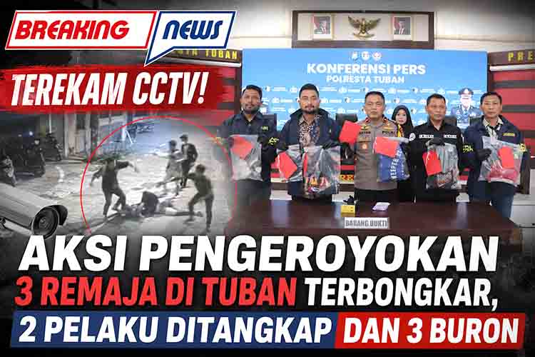 Aksi Pengeroyokan Terekam CCTV Tuban