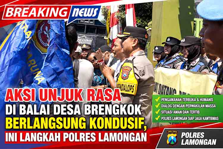 Aksi Unjuk Rasa Berlangsung Kondusif