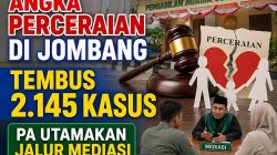 Angka Perceraian di Jombang Tembus 2.145 Kasus, PA Utamakan Jalur Mediasi
