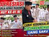 Apresiasi Kerja Keras Paskibra HUT Ke-81 RI, Camat Kedunggalar Kucurkan Reward Uang Saku