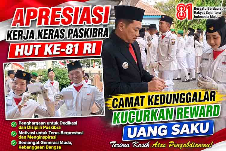 Apresiasi Paskibra HUT ke 81 RI