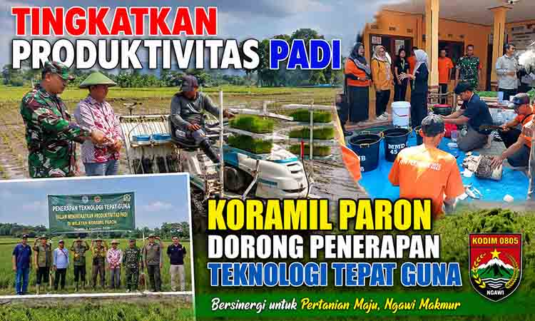 Babinsa Ngawi, Pupuk Organik, Koramil Paron, Pertanian Ramah Lingkungan, Teknologi Tepat Guna